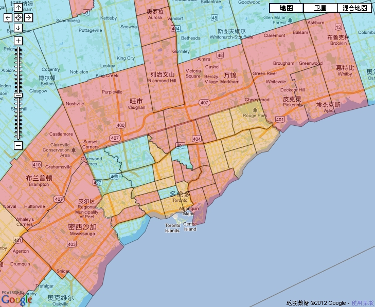MOI地图：GTA各区地产行情一目了然